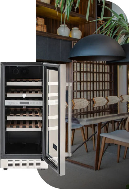 Adega Duo Crissair Signature 31Di 31 Garrafas 82L 220V - 71964