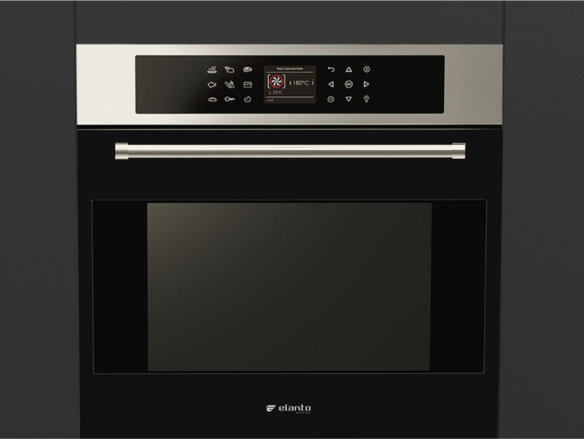 FORNO ELÉTRICO ELANTO NERO ARGENTO 15F | 71L | 60CM