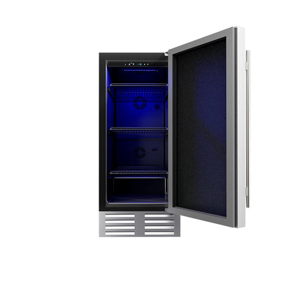 Cervejeira Benmax Glass Door 100L Inox 220V - BEC100GDA