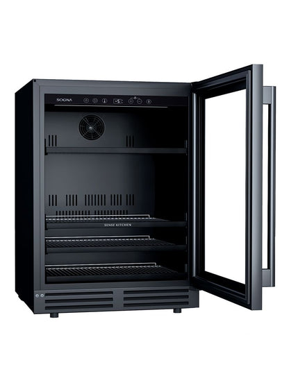 Cervejeira de Embutir SOGNA Carbon SBC60-BK-R 145L 60cm 220V Porta Direita