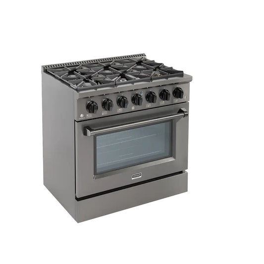 Fogão Freestanding Crissair Austin Black 90cm 6 Queimadores 220V - 72187