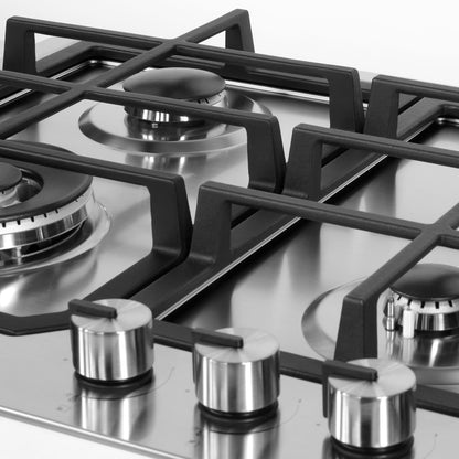 Cooktop a Gás Crissair Semi-Filo 60 CCP600 4 Queimadores Bivolt - 35933