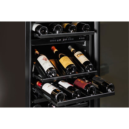 Adega de Vinhos Elanto Nero Argento Triple Zone 160 Garrafas 60 cm 220V - LNTWC665TZNAG2