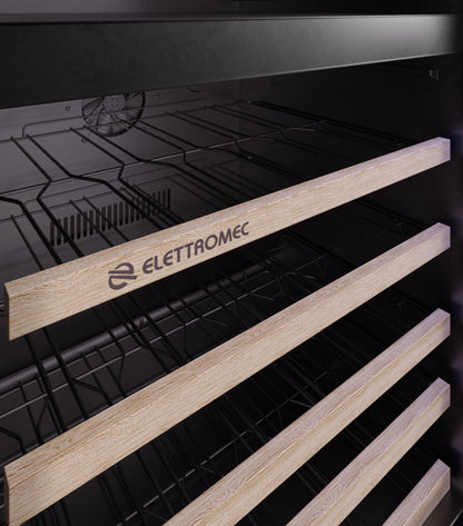 Adega Vetro Elettromec 87 Garrafas Dual Zone Built-in 220V - CV2BI87VT2VPA