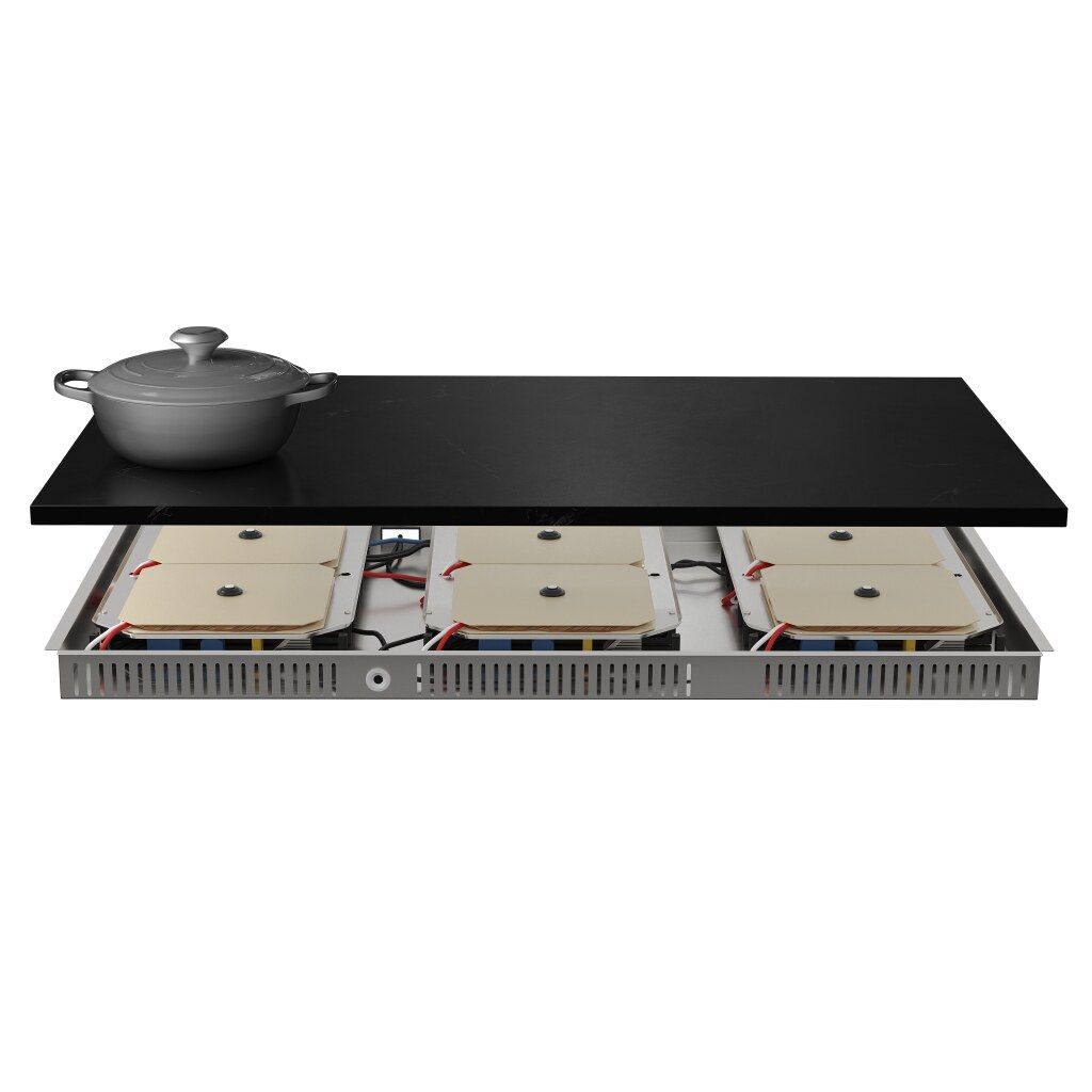 Cooktop Invisivel 90 cm 220V Elettromec - CKI6Q90SR2KSA