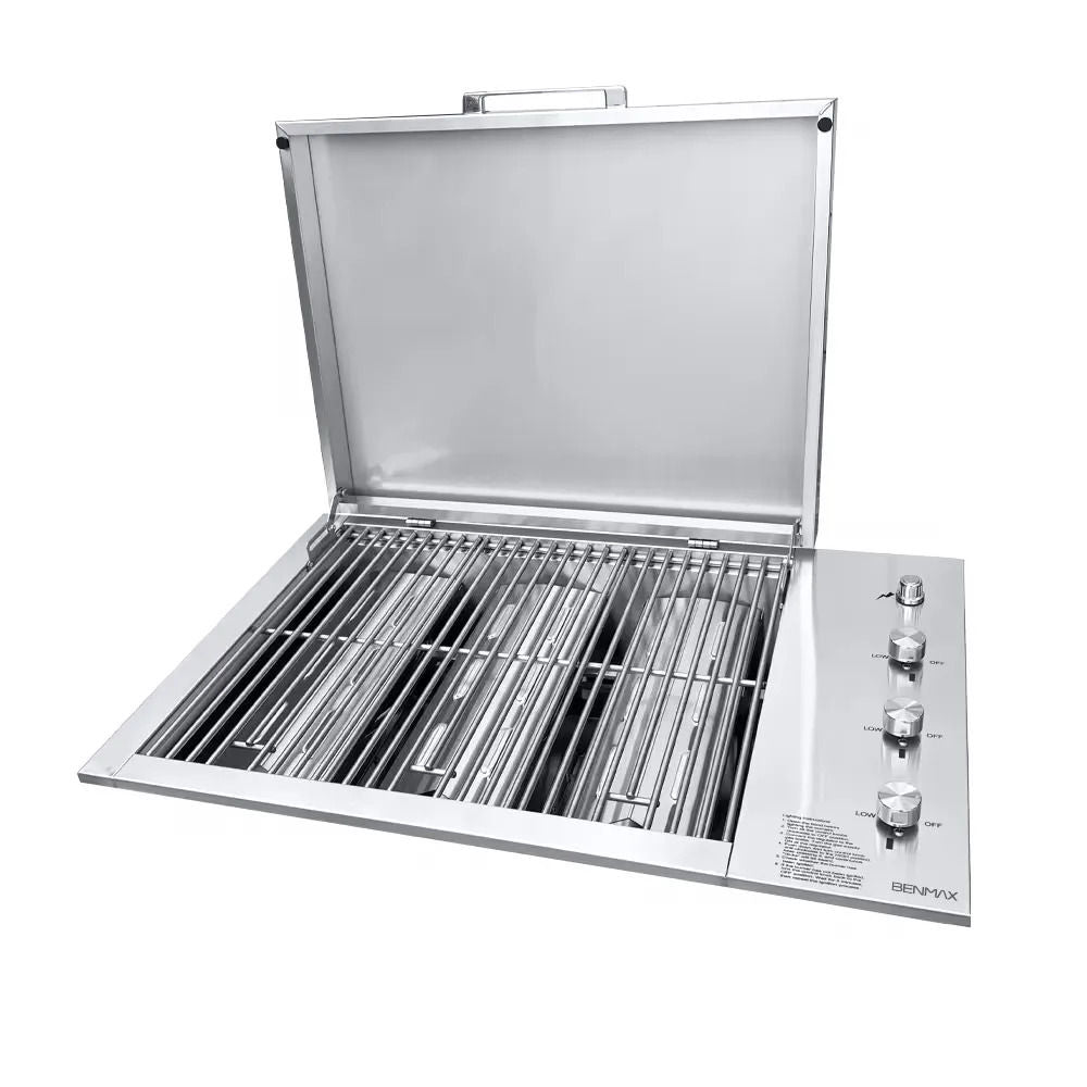 Churrasqueira a Gás Benmax Drop In 3 Burner Grill Flat Inox - BBQ03BGS