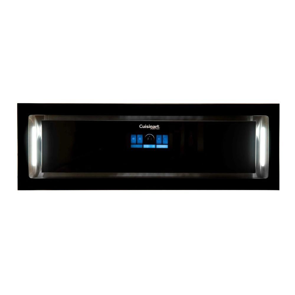 Coifa Cuisinart Arkton Advanced Embutida Inox Preto 90cm 1200m³ 220V - 4092540014
