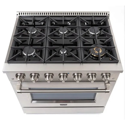 Fogão Inox Crissair Freestanding Profissional Austin 6 Queimadores e Forno Elétrico 90 CM 220V