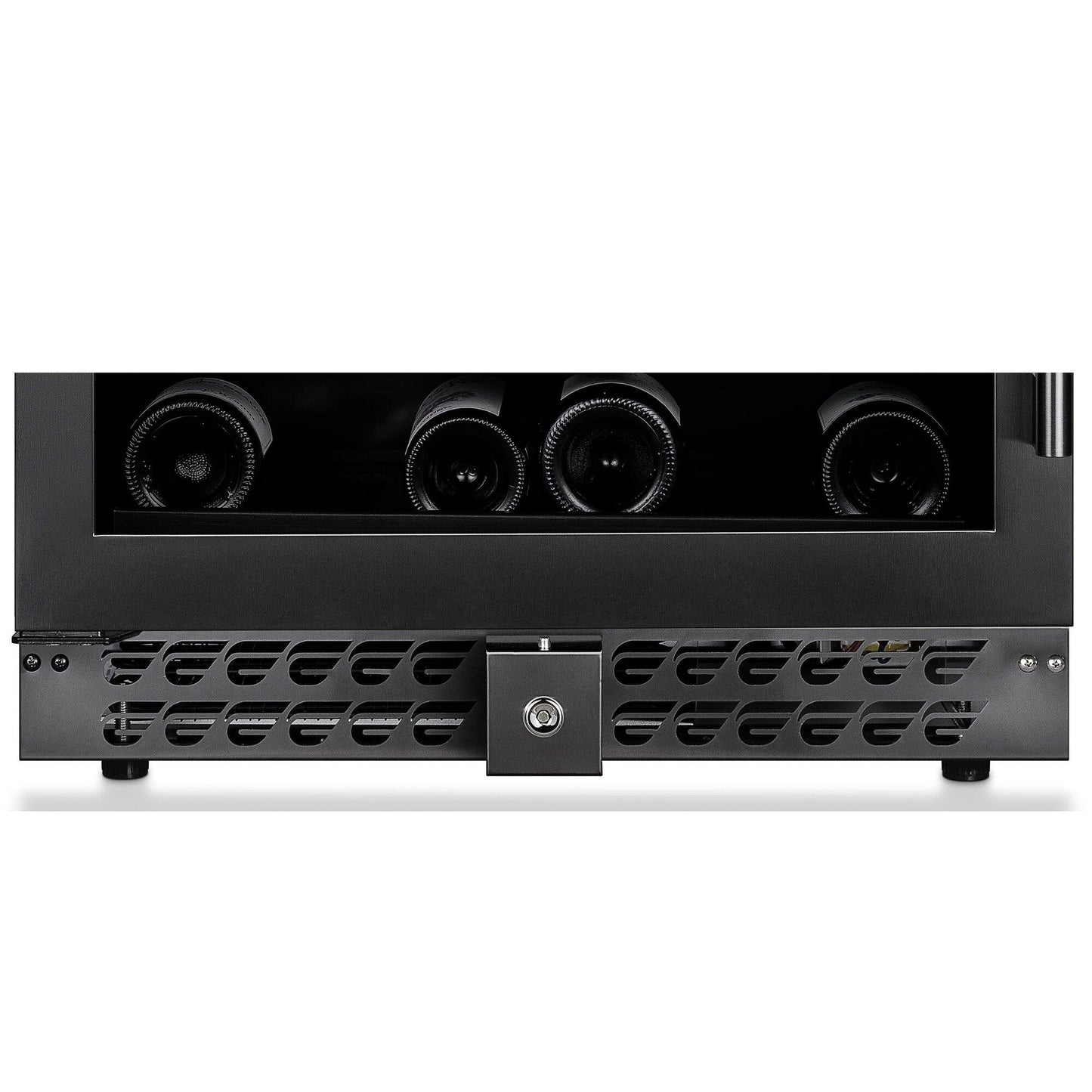 Adega de Vinhos Elanto Nero Argento Triple Zone 160 Garrafas 60 cm 220V - LNTWC665TZNAG2