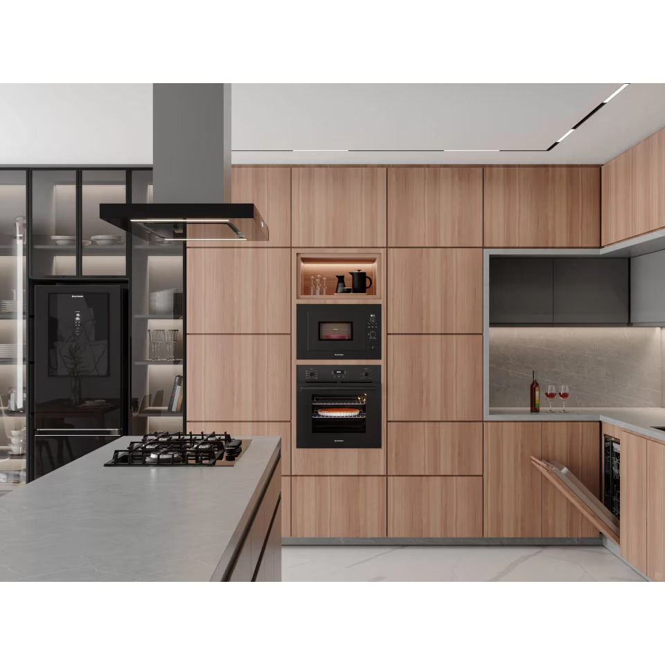 Cooktop Elettromec Vetro 5 Queimadores 90 cm Bivolt - CKG5Q90VT3TNA