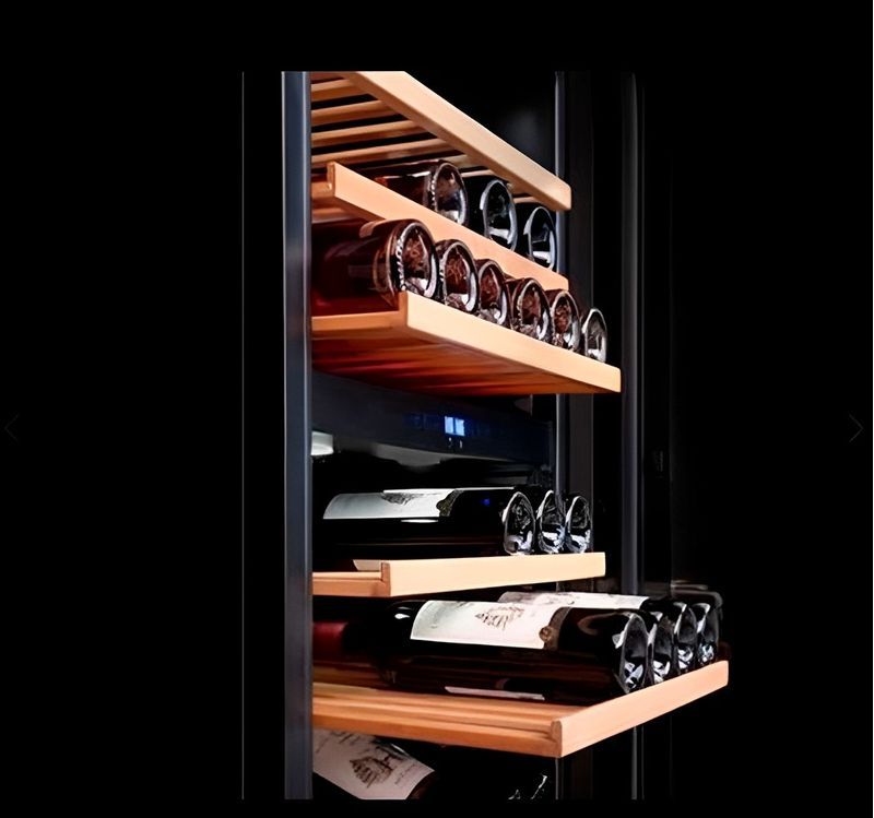 Adega de Vinhos Elanto Nero Argento Dual Zone 46 Garrafas 60cm 220V - LNTWC646UDZNAG2