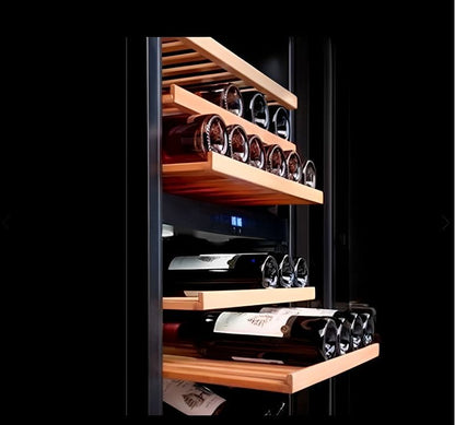Adega de Vinhos Elanto Nero Argento Dual Zone 46 Garrafas 60cm 220V - LNTWC646UDZNAG2
