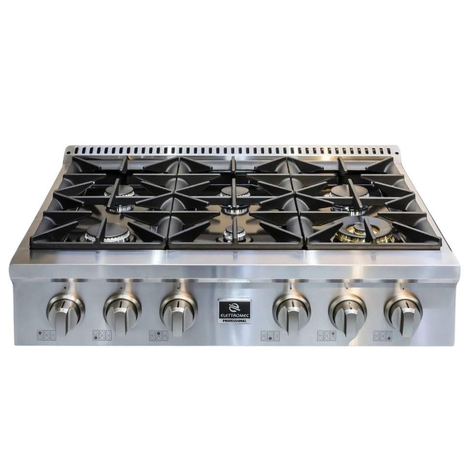 Rangetop Elettromec Professional Inox 36 Polegadas 127V - RT6Q36XP1SGA