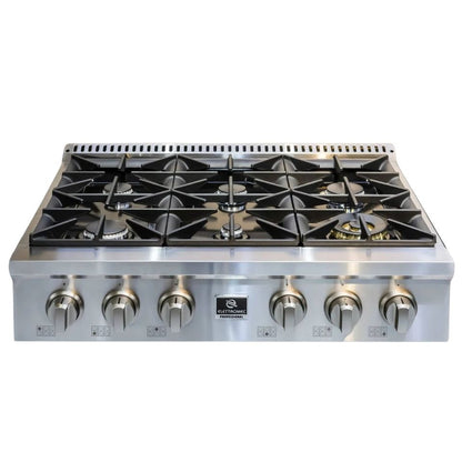 Rangetop Elettromec Professional Inox 36 Polegadas 127V - RT6Q36XP1SGA