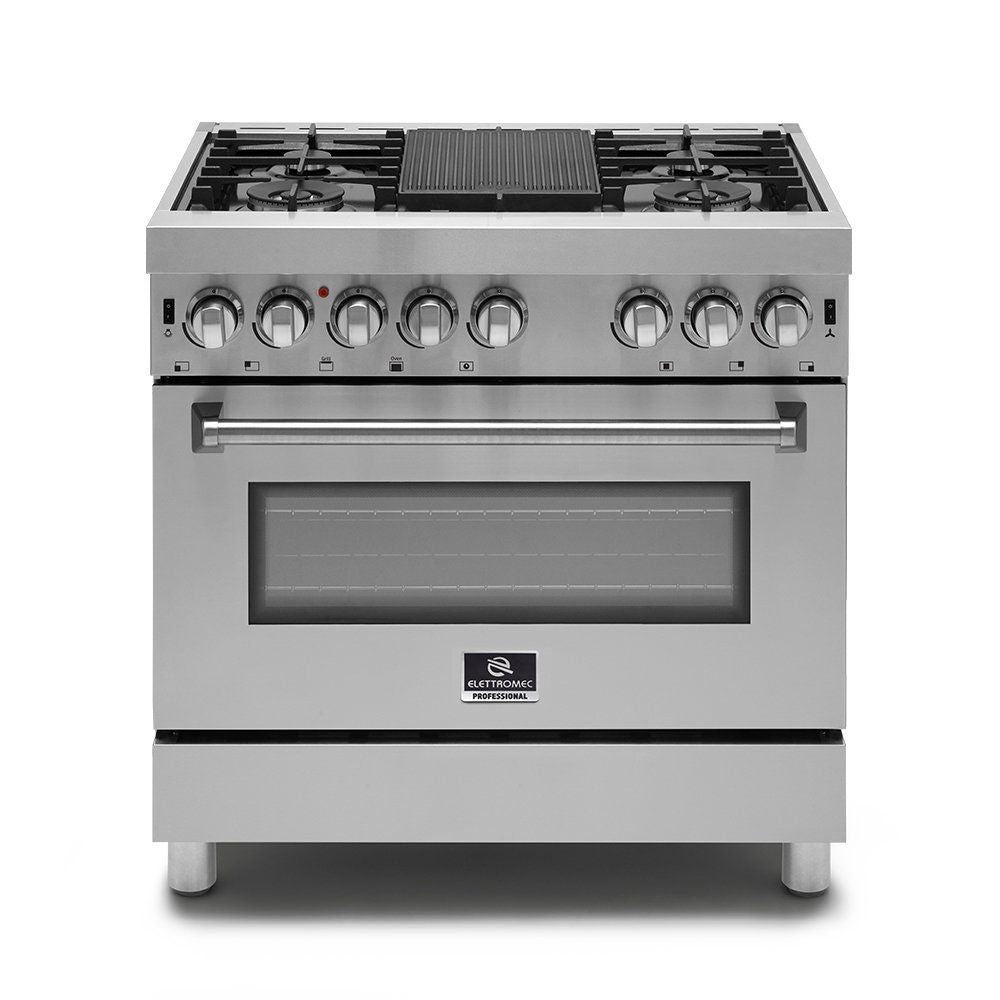 Fogão Elettromec Professional Gás/Elétrico 90 cm 220V - FGE5Q90XP2GMA