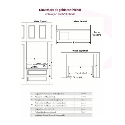 Gaveta Aquecida Sogna Sense Digital 75cm 127V - SWD75