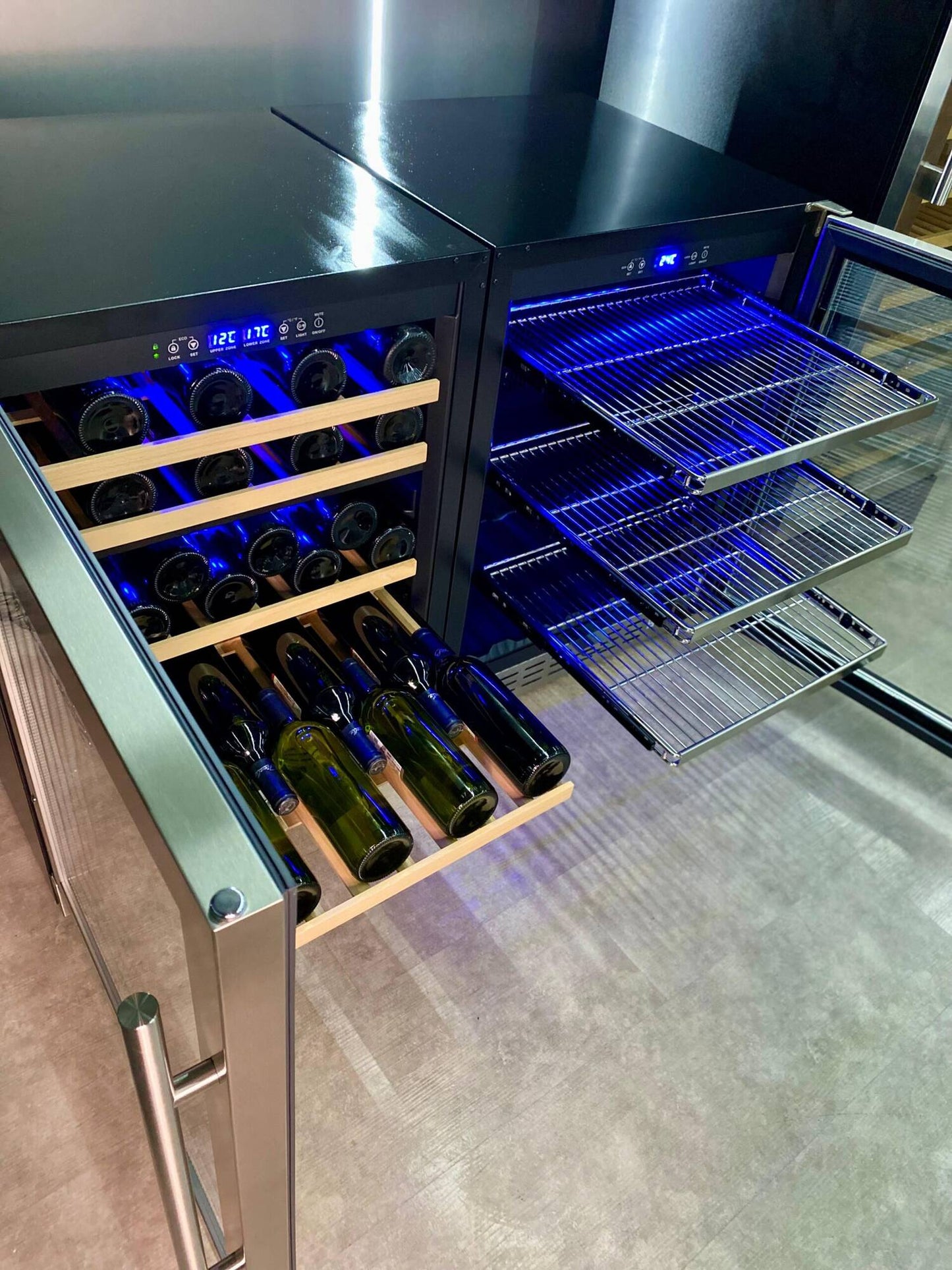 Par de Adega Cookerhood 46 Garrafas e Cervejeira 118L - 1205173004995