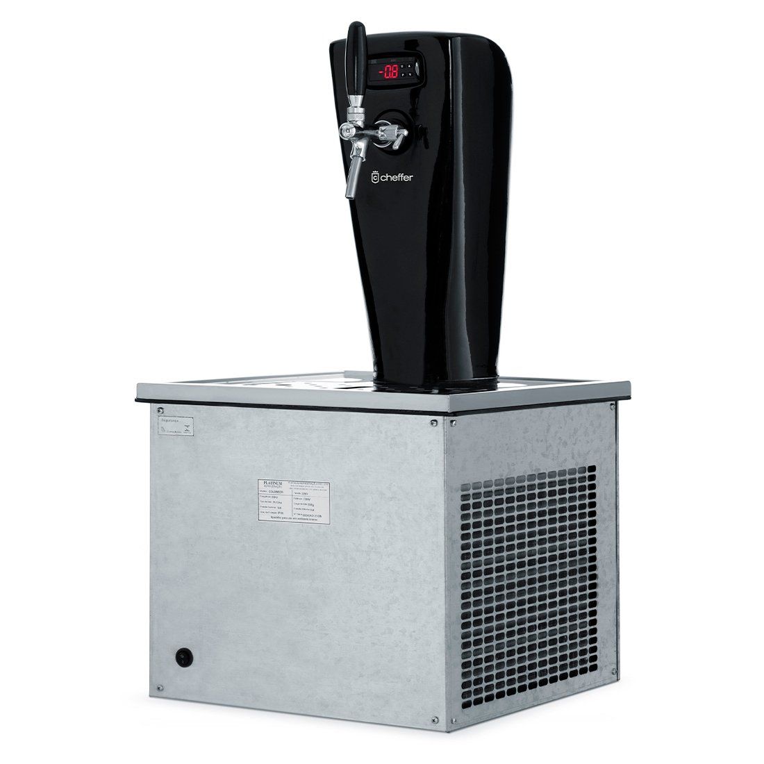 Bartender & Smart Chopeira Cheffer Black Ceramic 220V - POR-BK01