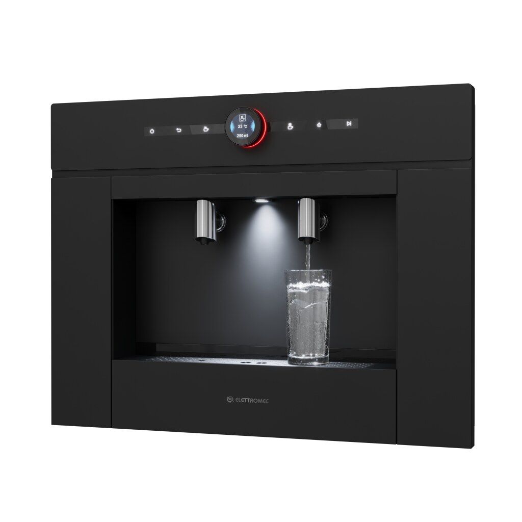 Dispenser De Água Black Matte 60 cm Built-in 220V Elettromec - DABI60BM2TNA