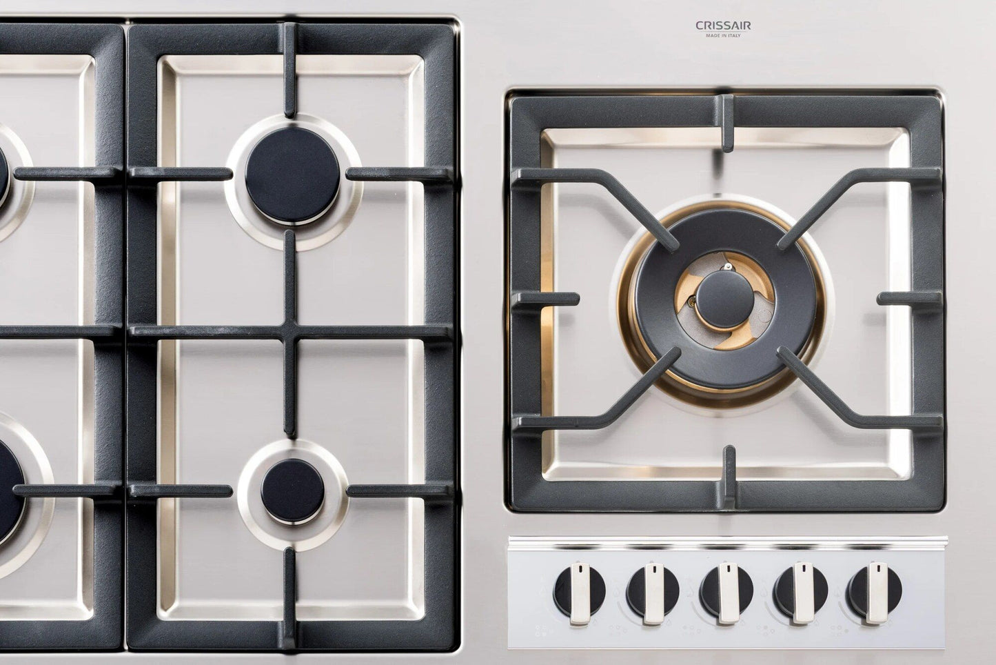 Cooktop a Gás Crissair Europa 90cm 5 Queimadores Bivolt - CCB 04 G6