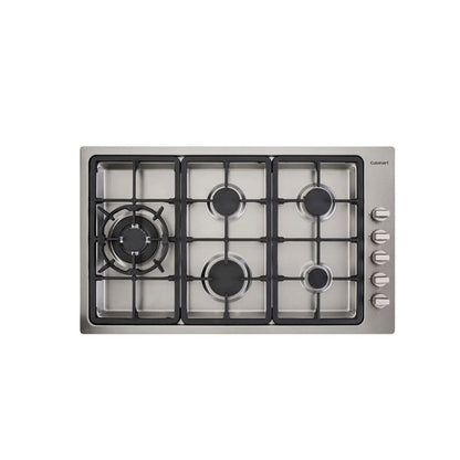 Cooktop a Gás Cuisinart Arkton Plus 5 Queimadores 90cm Inox 220V - 4092740112