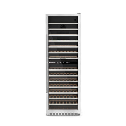Adega Inox 134 Garrafas Dual Zone Built-in Connect 220V Abertura Esquerda Elettromec - CV2BI134XV2VPB