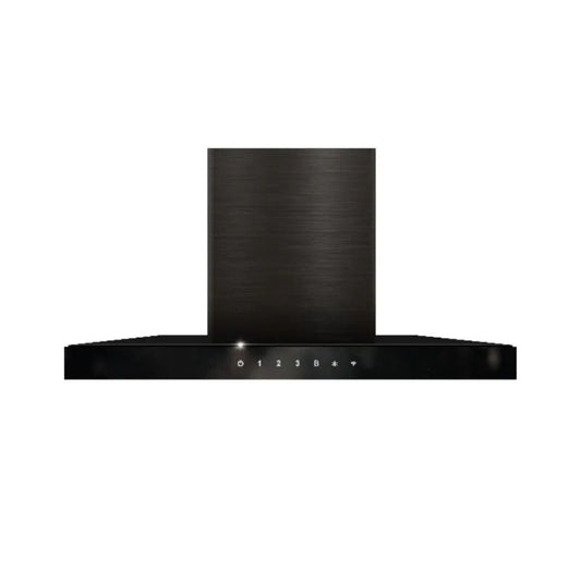 Coifa de Parede Cuisinart Arkton Advanced 1200m³ 90cm Inox Preto 220V - 4092540011