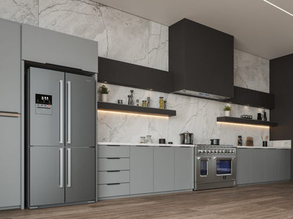 Refrigerador Elettromec Inox Multi Door 630 Litros 91 cm 220V - RFMD630XX2VSA
