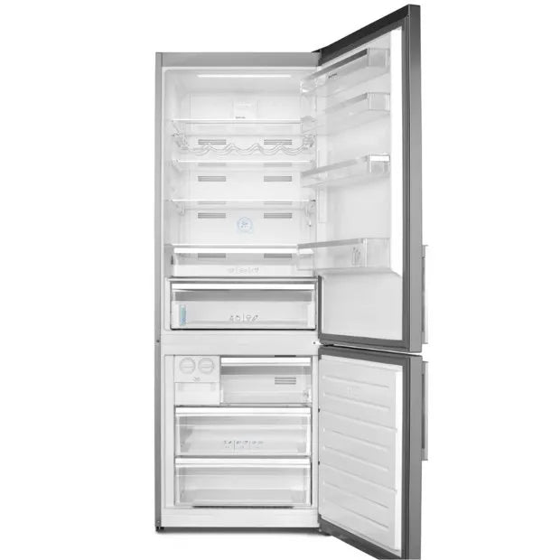 Refrigerador Elettromec Inox Bottom Freezer 510 Litros 220V Abertura Esquerda - RFBF510XX2VSC