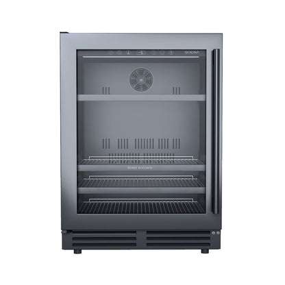 Cervejeira de Embutir Sogna Carbon 145L Porta Esquerda 220V - SBC60-BK-L