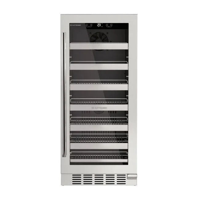 Frigobar Elettromec Inox 88 Litros Built-In Connect 220V Abertura Esquerda - FBBI88XV2VPA