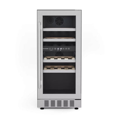 Adega Elettromec 26 Garrafas Dual Zone Built-In Connect 220V - CV2BI26XV2ATA