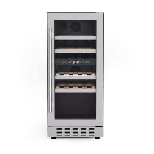 Adega Elettromec 26 Garrafas Dual Zone Built-In Connect 220V - CV2BI26XV2ATA