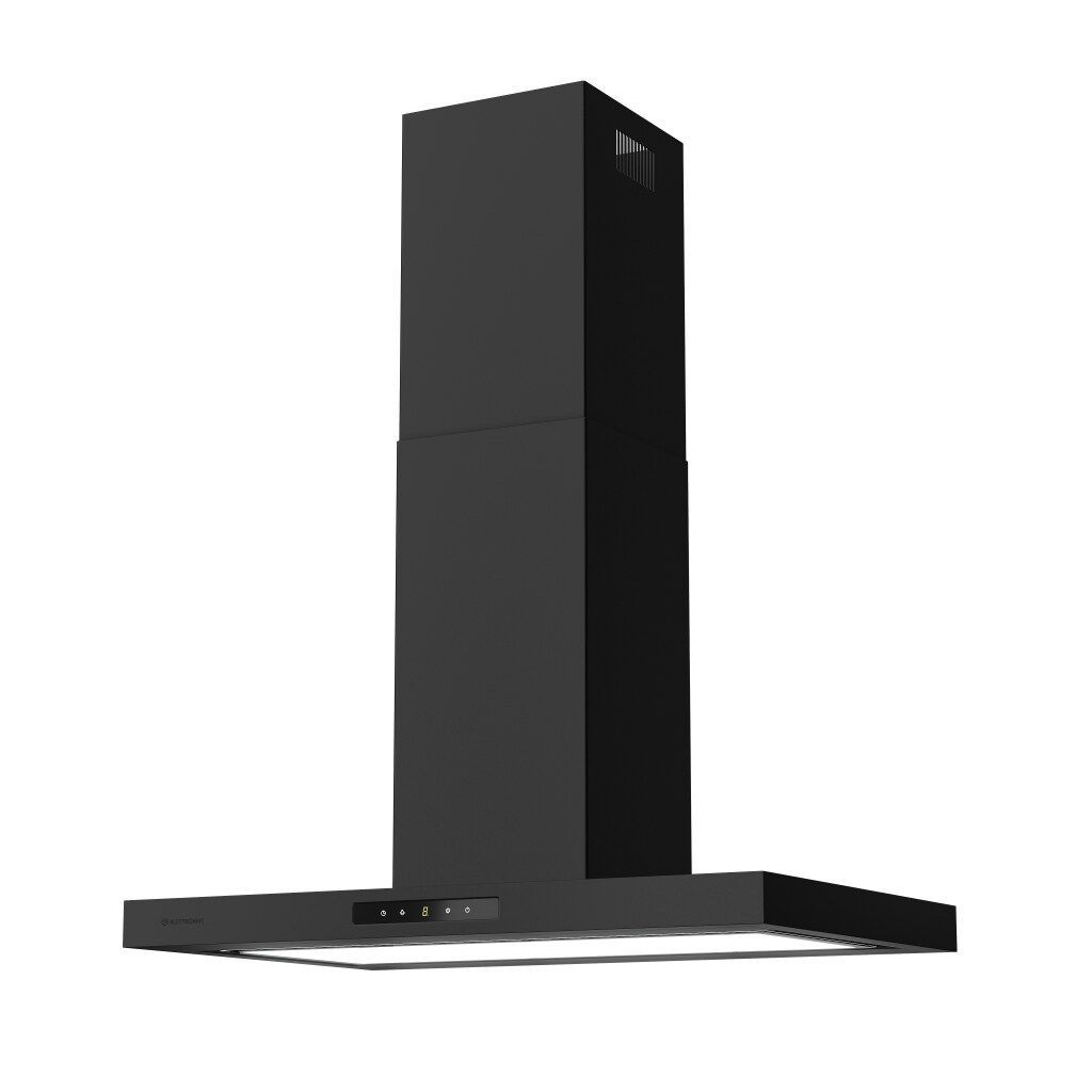 Coifa Adria Ilha Black Matte 90cm Connect 220V Elettromec - CFIADR90BM2ATA