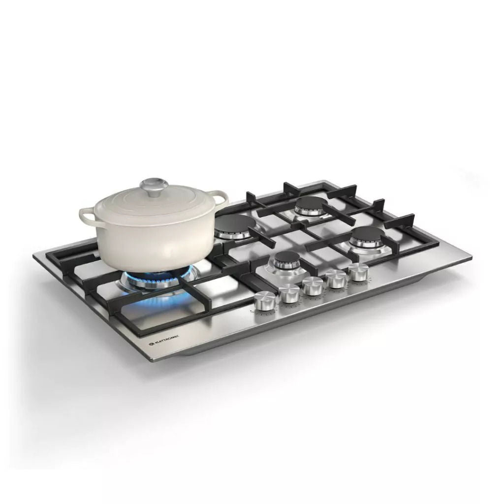 Cooktop Elettromec Luce 5 Queimadores 75 cm Bivolt - CKG5Q75LC3ZEA