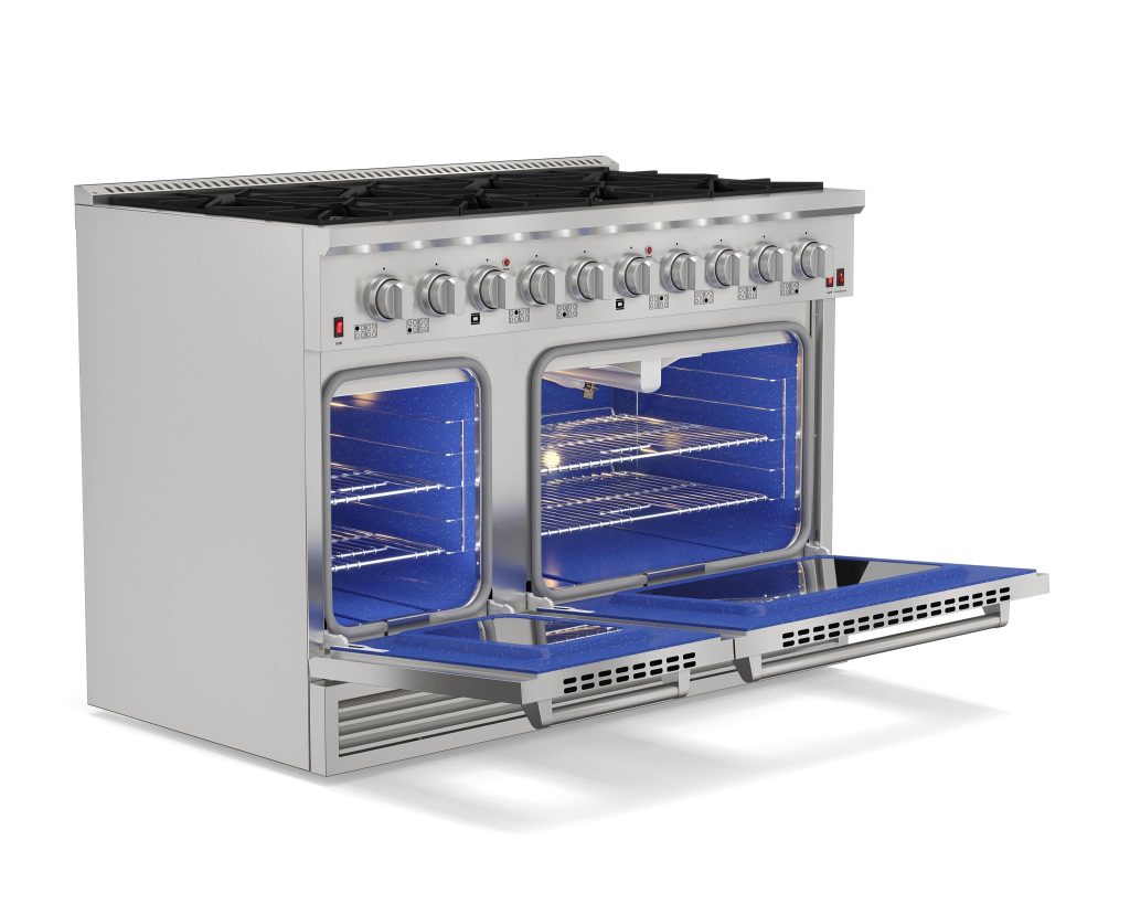 Fogão Elettromec Professional Inox Gás/Gás 48 Polegadas 127V - FGG8Q48XP1SGA