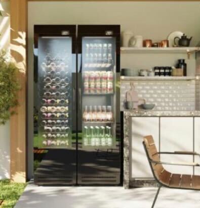 Cervejeira Almax Premium 300L Porta de Vidro Preta 220V - NVO005