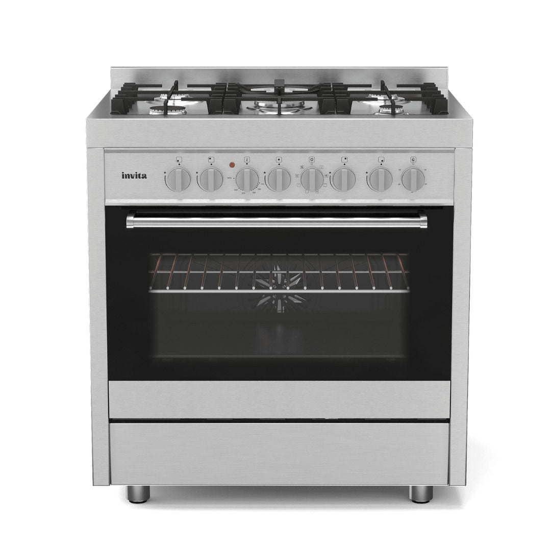 Fogão de Piso Invita Gás/Elétrico 75 cm 220V - IFGE5Q75XX2GMA