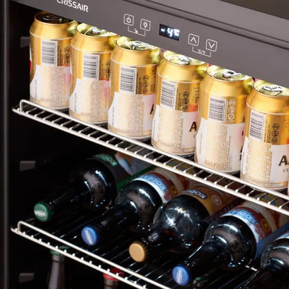 Cervejeira Crissair Spazio 135 Litros Abertura P/ Esquerda Inox 220V