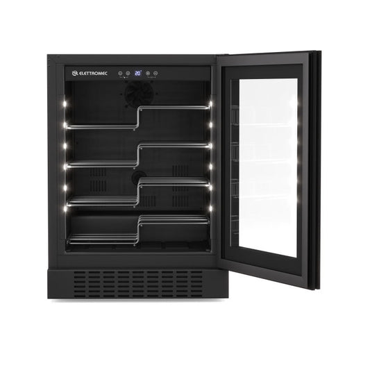 Adega Elettromec Vetro 40 Garrafas Built-in 220V - CV1BI40VT2VPA