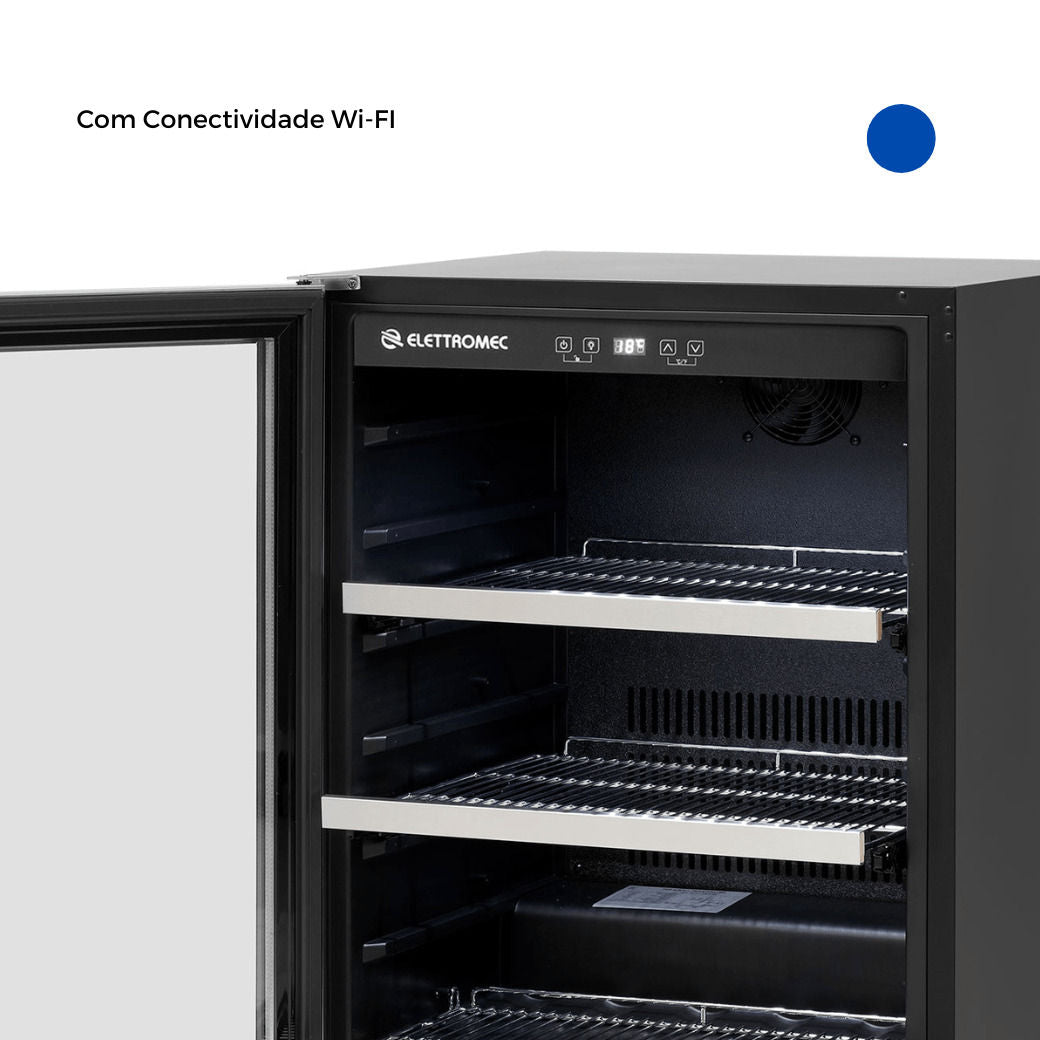 Beer Center 135 Litros Built-in Connect 127V Abertura Esquerda Elettromec - BCBI135XV1ATF
