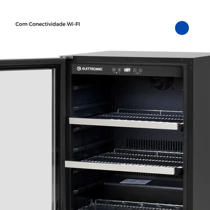 Beer Center 135 Litros Built-in Connect 127V Abertura Esquerda Elettromec - BCBI135XV1ATF