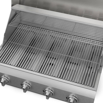 Churrasqueira Elettromec Inox a Gás 75 cm 4 Queimadores - BBQ4Q75XXNHUA