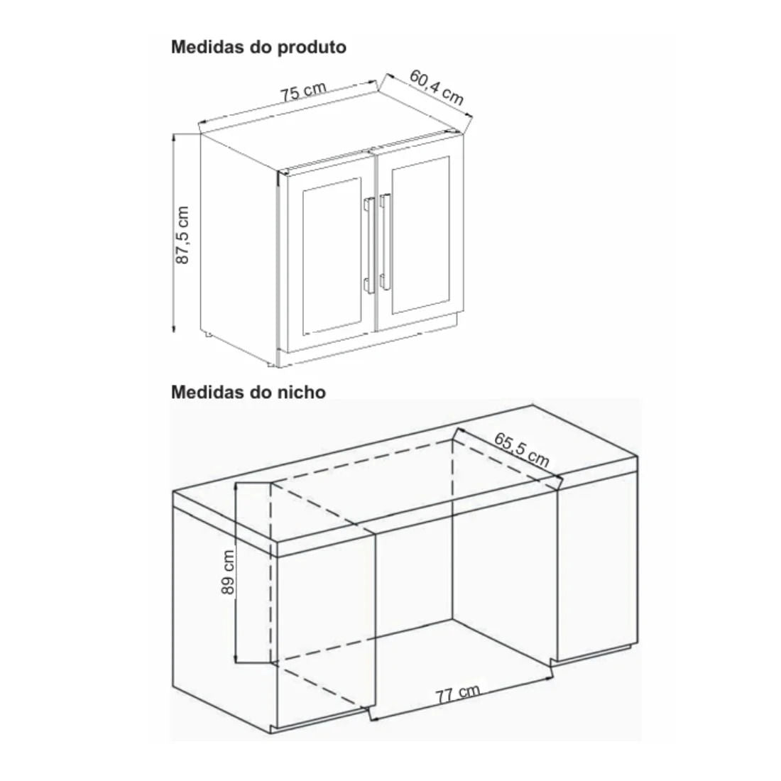 Adega e Beer Center Cuisinart Arkton Plus 75cm 86 Latas/28 Garrafas 220V - 4093841012