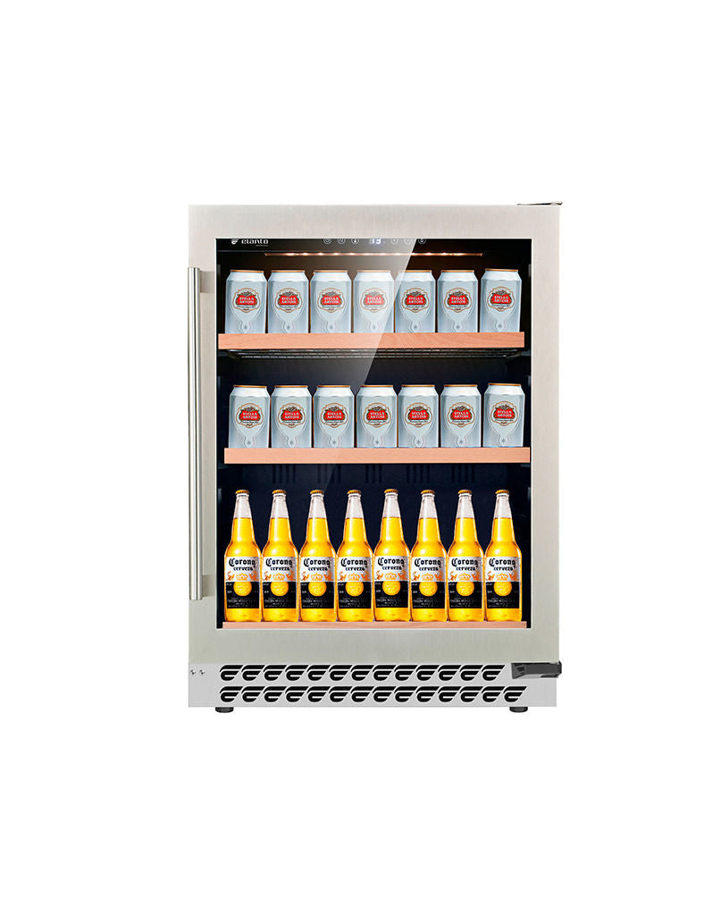Cervejeira Elanto Professionale 152 Latas 145 Litros 60 cm 220V Porta Direita - LNTBC615USZPROX2R