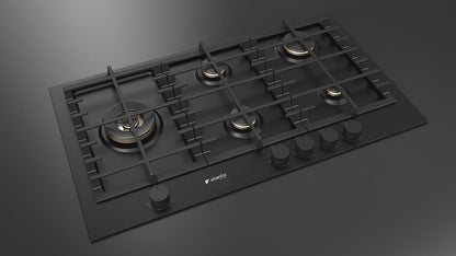 Cooktop Elanto Nero Argento | Gás | Bronze | 5Q | 5KW | DF