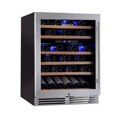 Adega Benmax Perfect Match BAC51RL Dual Zone 51 Garrafas 150L 127V Porta Esquerda - BAC51RL