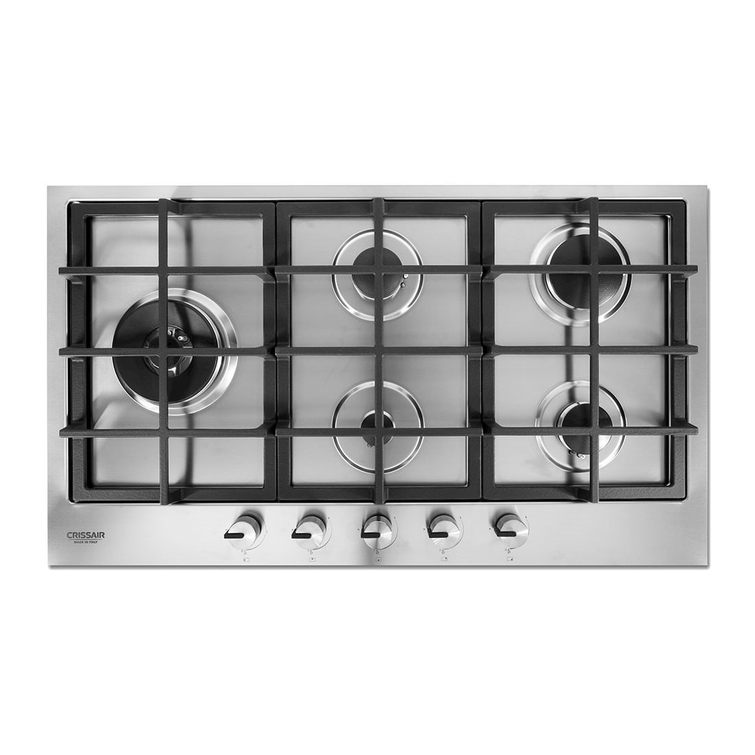 Cooktop a Gás Crissair Semi-Filo 90 CCP 900 Inox 5 Queimadores Bivolt - 35935