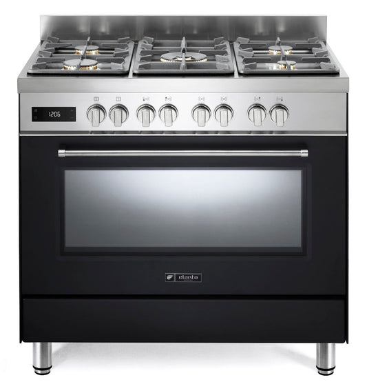 Fogão Elanto Nero Argento Forno Elétrico 9F | 140L | 90cm