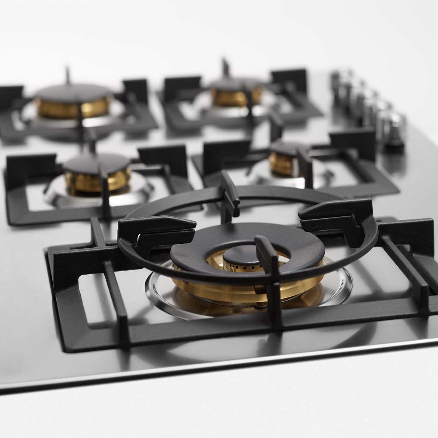 Cooktop Elettromec Quadratto Gás 5 Queimadores 90 cm Bivolt - CKG5Q90XQ3ZEA